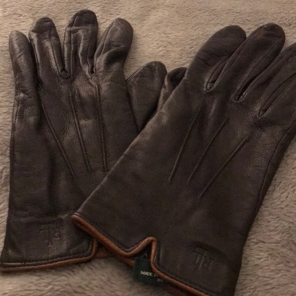 Ralph Lauren 100% Leather gloves